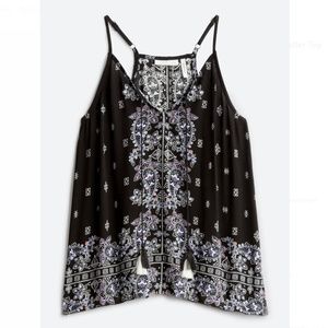 LUQ Tie Detail Halter Top, Size S